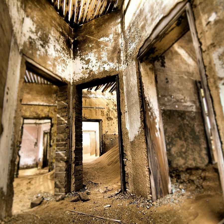 The African ghost town