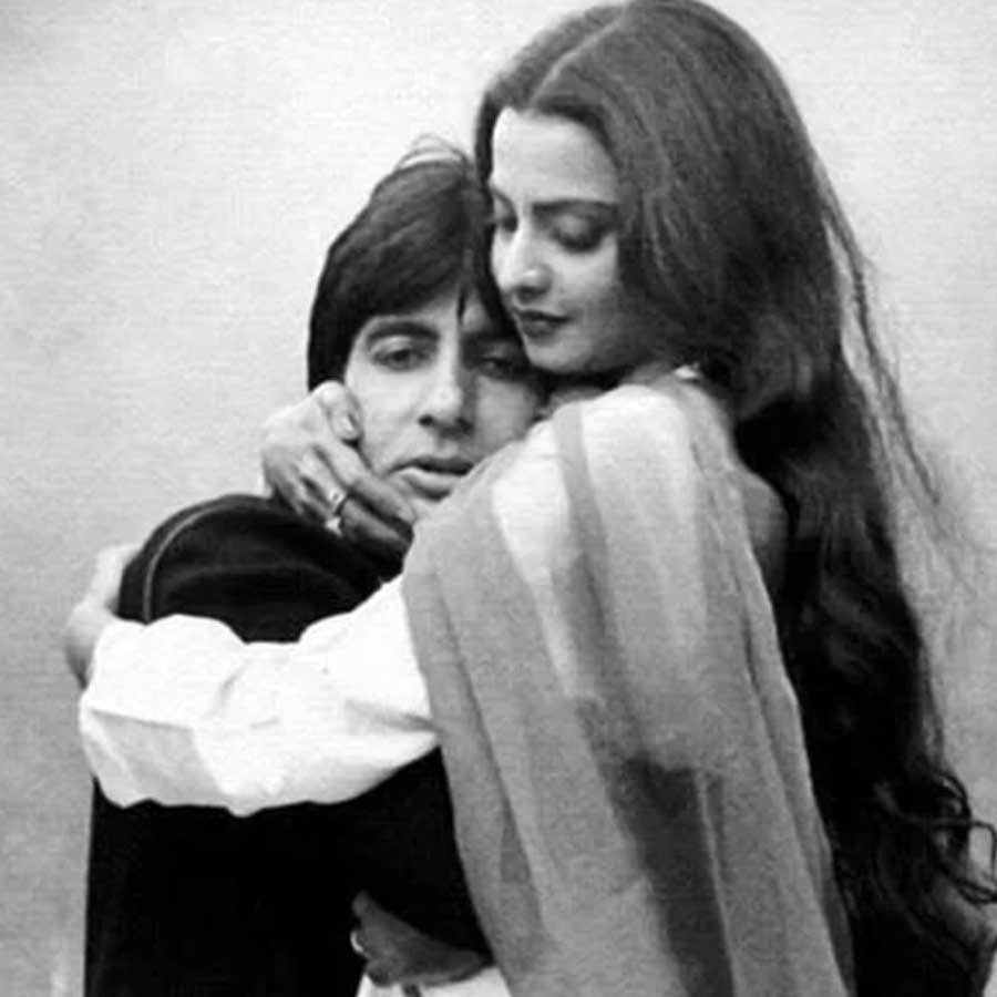 Rekha with Amitabh Bachchan