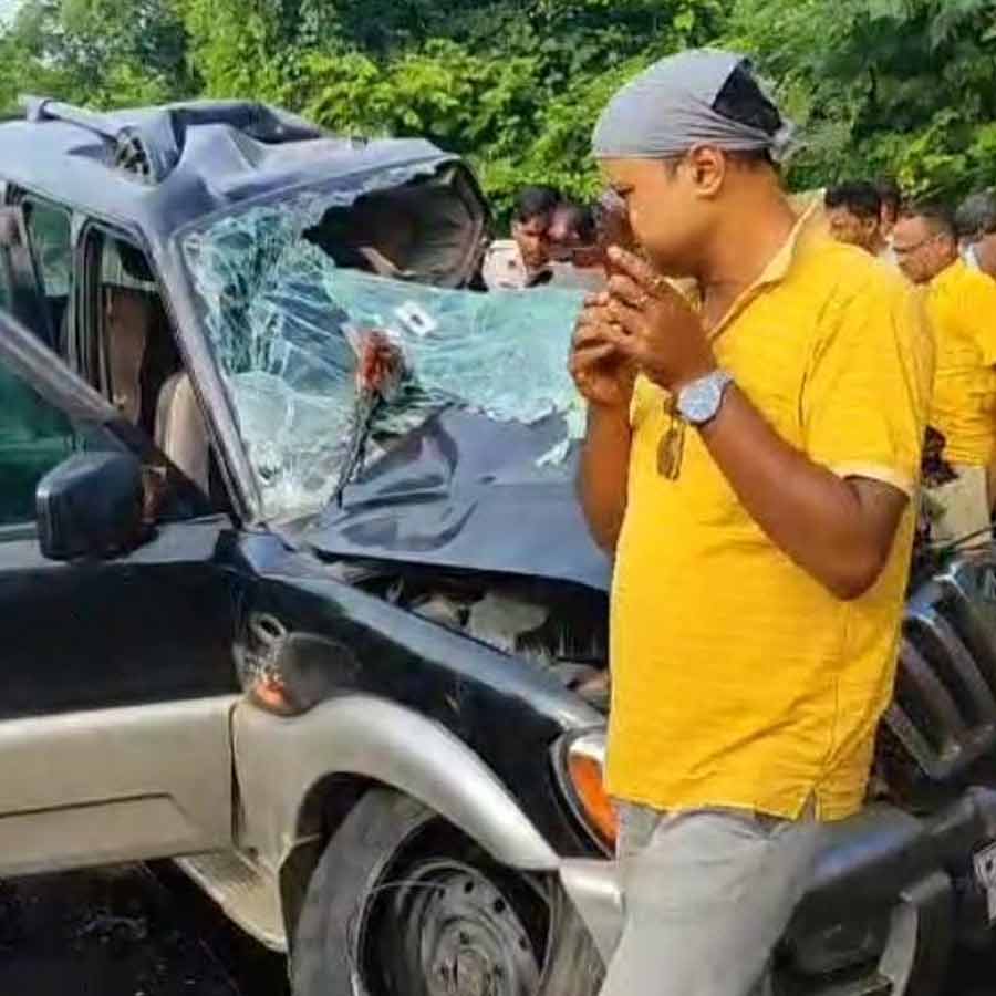 Four died due to a road accident in Belda on Saturday morning dgtld