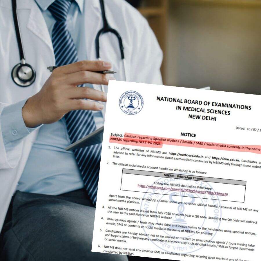NBEMS has clearly explained how to verify exam-related information.