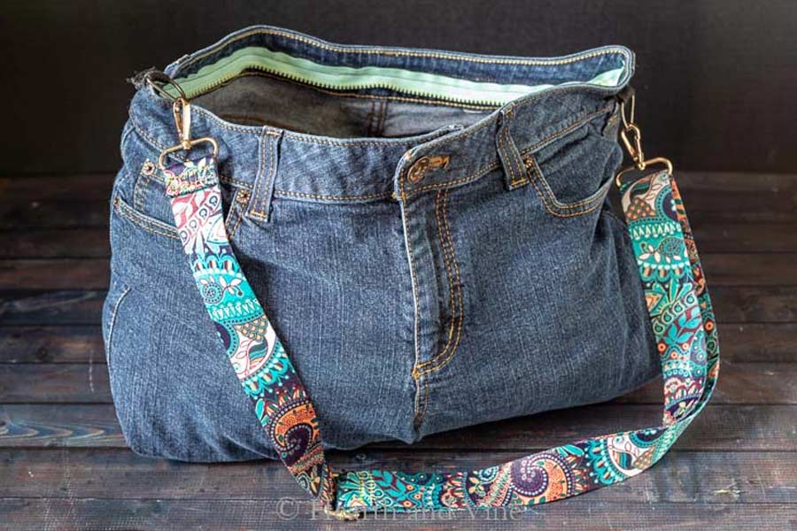 Apart from new clothing how to reuse old jeans for home accessories
