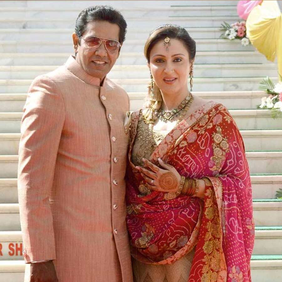 Anup Soni with Juhi Babbar Soni