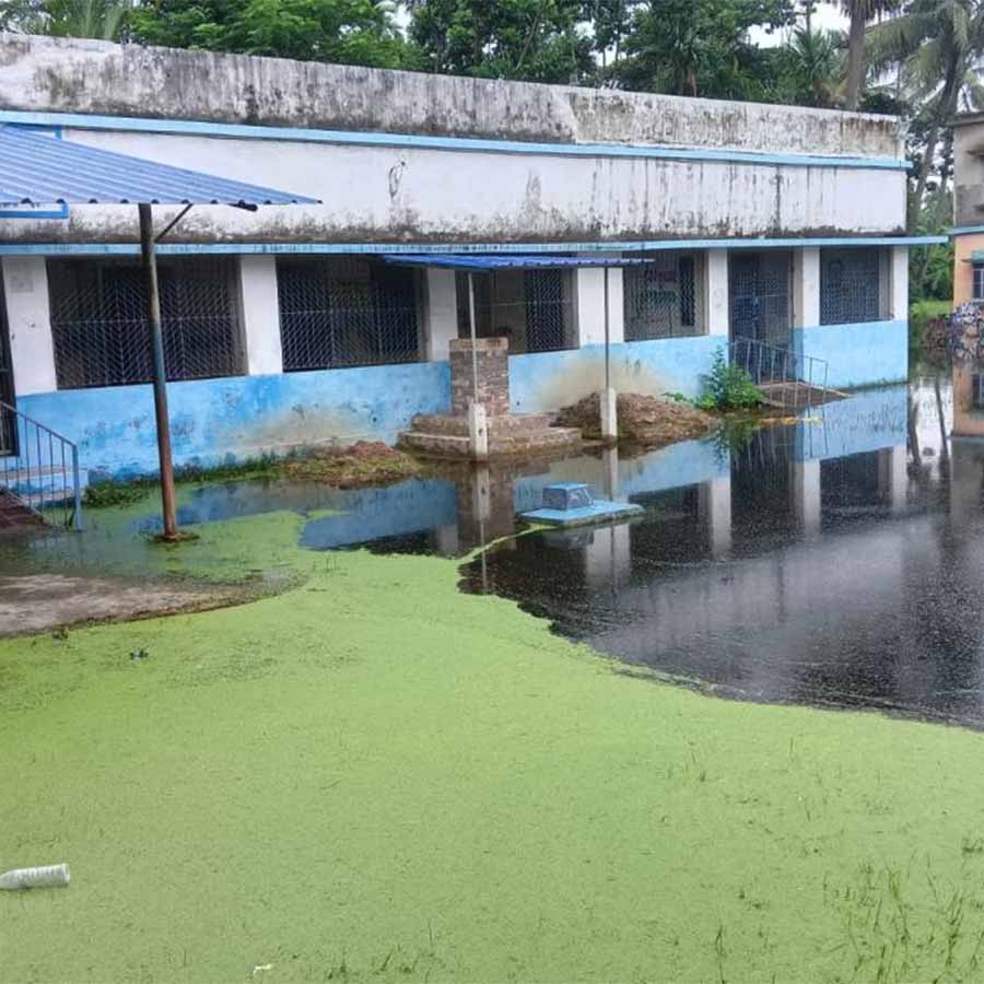 School closed due to water logging at baduria