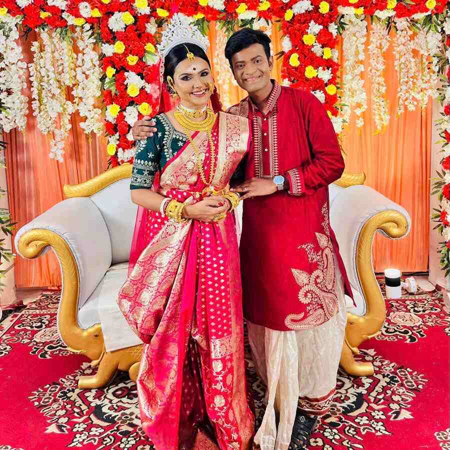 Tele Actress Rupa Bhattacharya got married with Debankur Bhattacharya dgtl