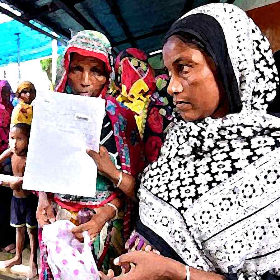 A woman was forced to return to Bengal from her in-laws' home in Assam because her name was omitted from the NRC, TMC MP Samirul Islam attacked BJP dgtl