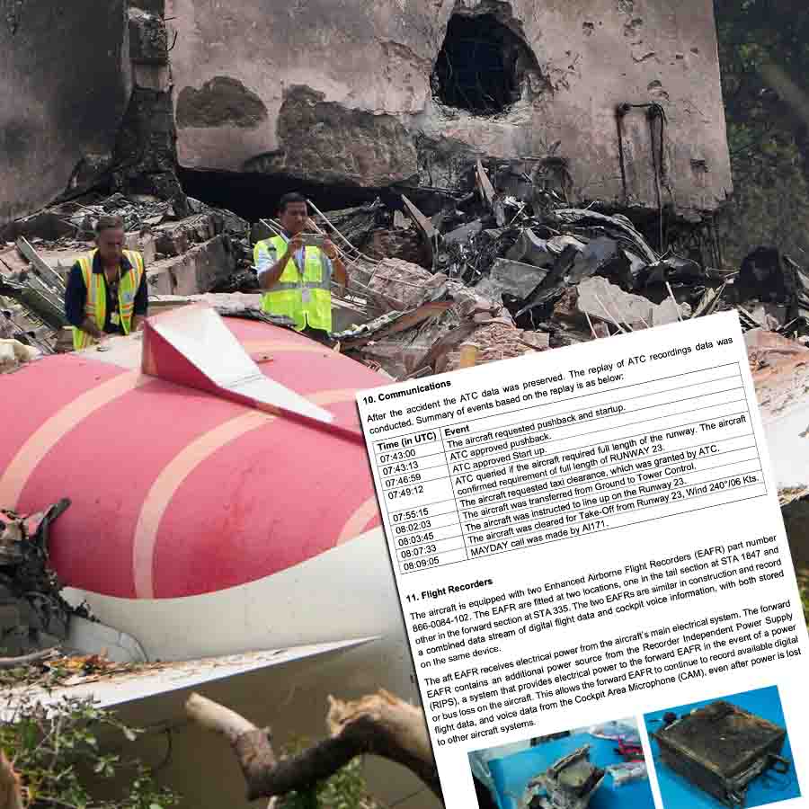 Air India flight 171 crash report revealed dgtl