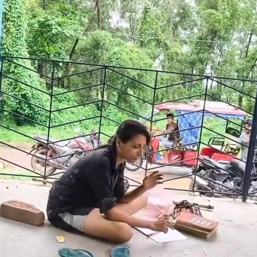 A mentally unstable woman who is also an actress has been spotted in Bardhaman dgtld