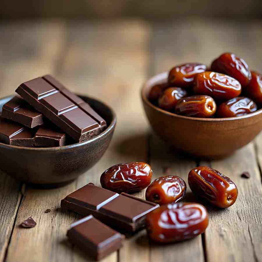 Dark chocolates or dates, which is the healthier pick