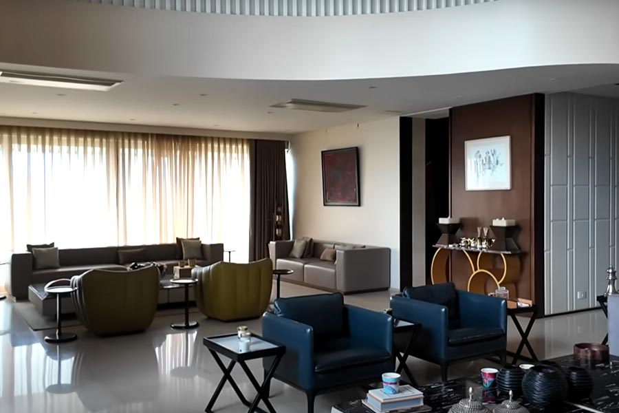 রকুল-জ্যাকির বাড়ির অন্দরমহল।