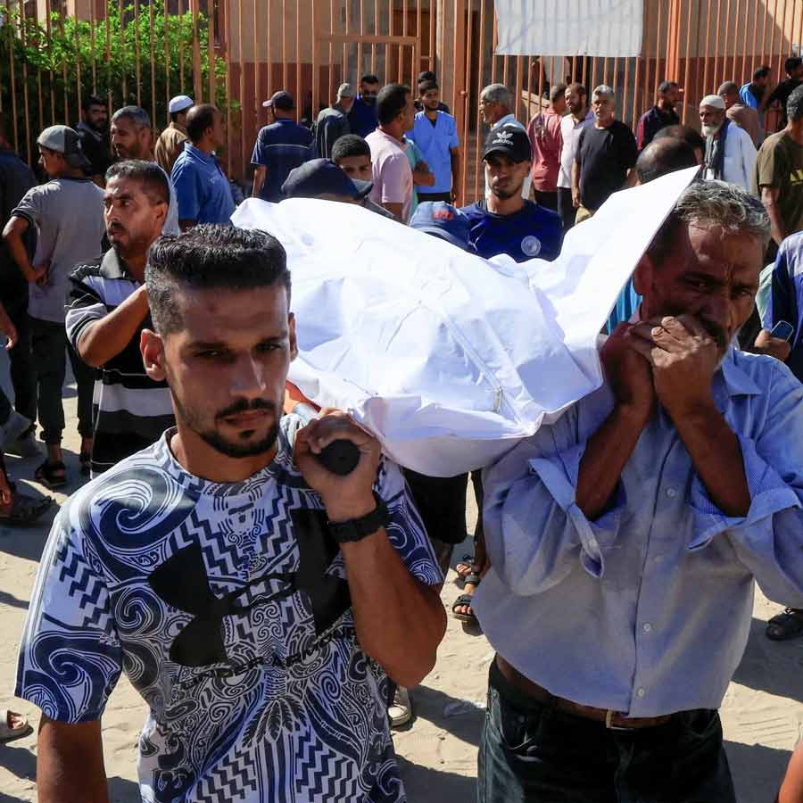 Several killed in stampede at Gaza aid site