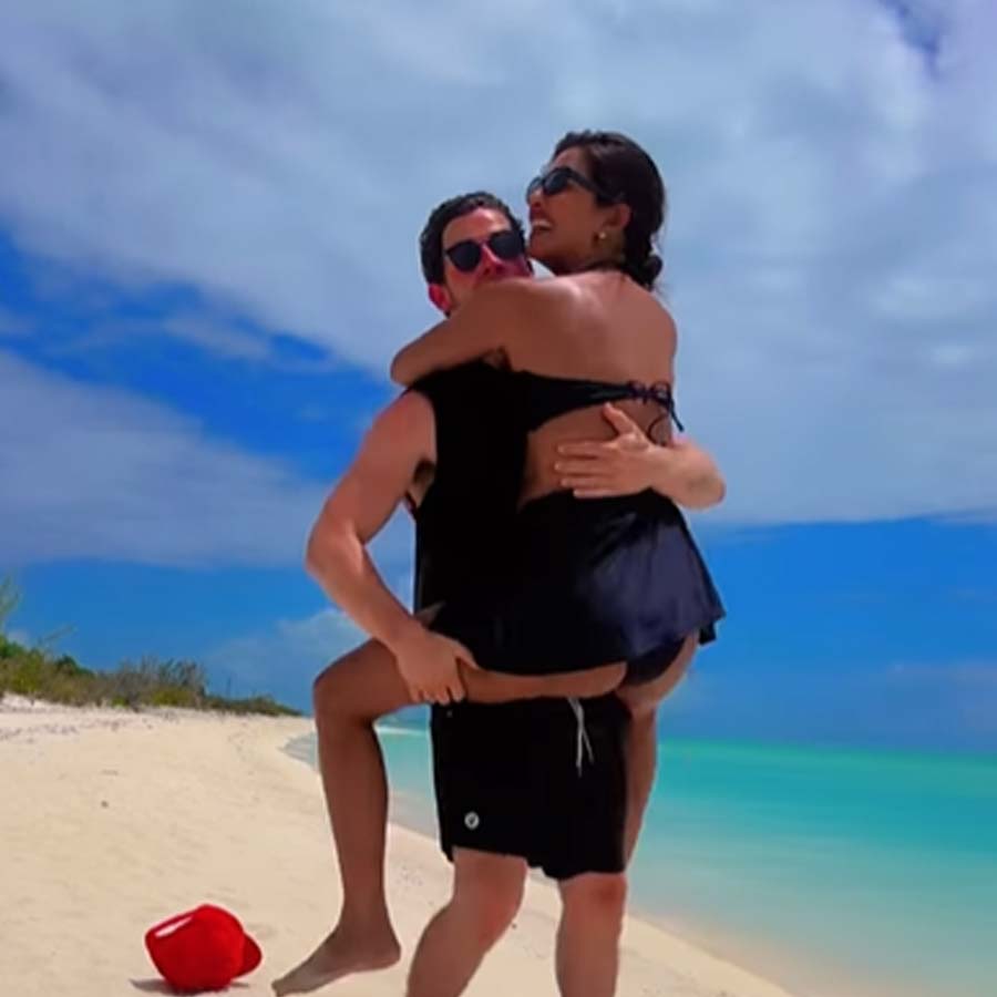 Priyanka Chopra leaps into Nick Jonas’ arms for a kiss on a sea beach dgtl
