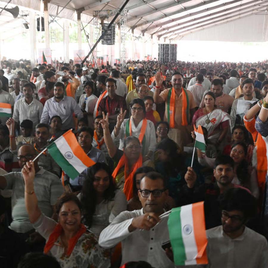 Huge crowd during Prime Minister Narendra Modi's meeting was not seen in Durgapur