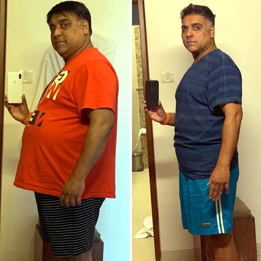 ওজন ঝরাতে রাম কপূর ডায়েটের পাশাপাশি শরীরচর্চাও করেছেন।