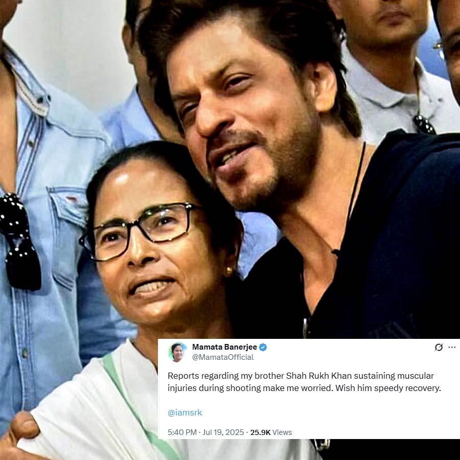 শাহরুখের জন্য চিন্তিত মুখ্যমন্ত্রী মমতা বন্দ্যোপাধ্যায়।