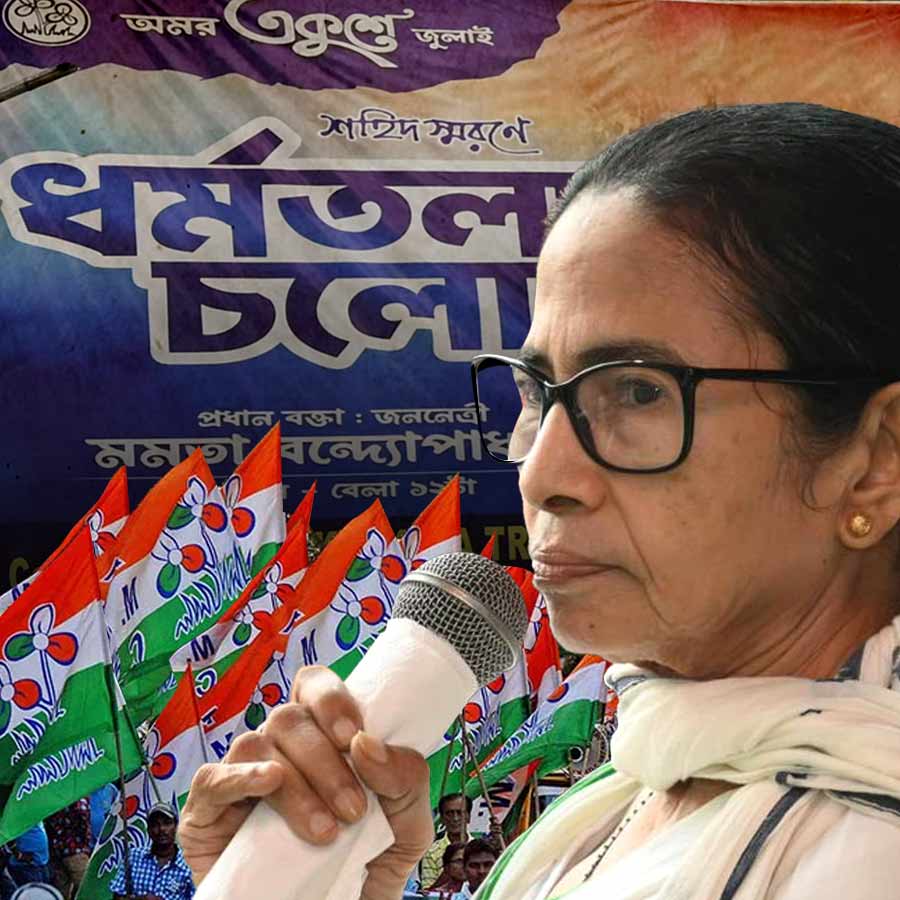 A photograph of Chief Minister Mamata Banerjee