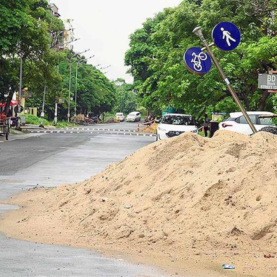 Even in planned cities like New Town, residents suffer from water shortages every rainy season