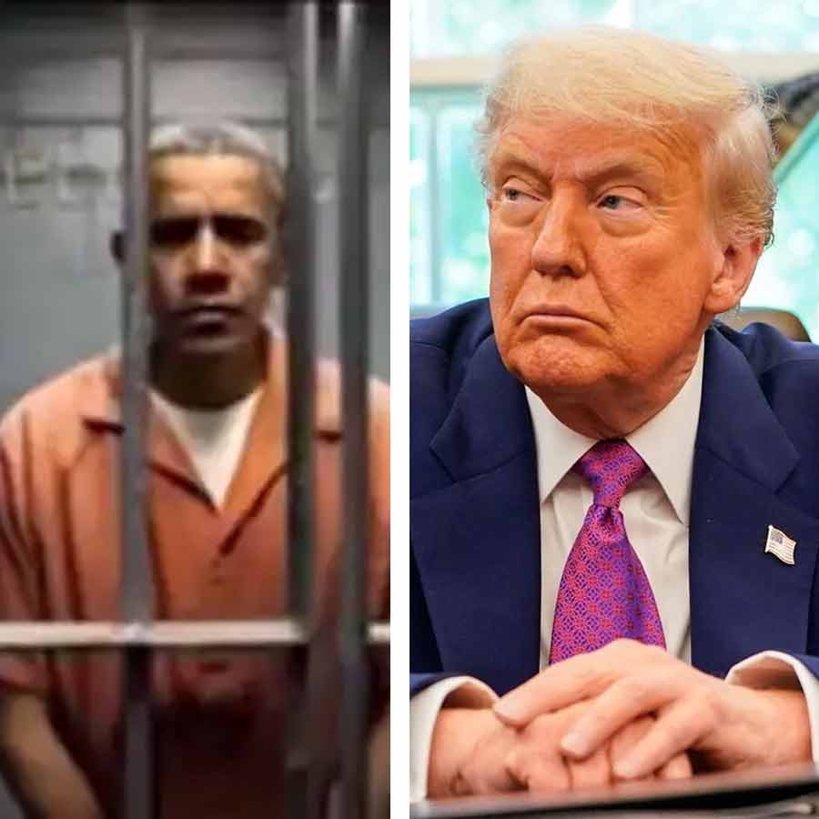 Barack Obama handcuffed and put in jail,  Donald Trump posts AI video dgtl