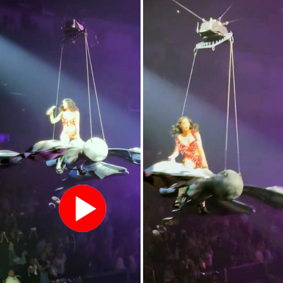 American singer Katy Perry narrowly escaped from major accident due to prop malfunction mid air dgtl