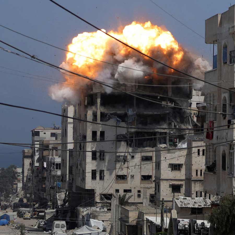 Deir al-Balah of Gaza has been spared from intense Israeli bombardment