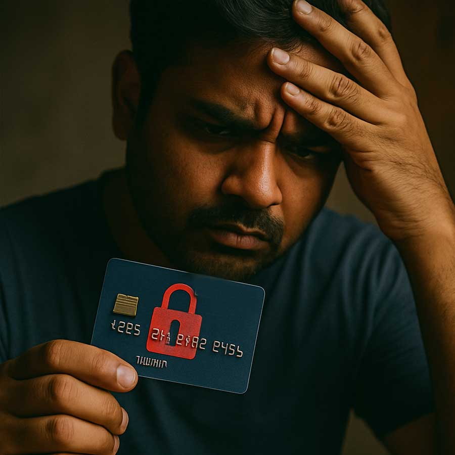Backpack containing several ATM Cards seized at Garden Reach, used to use in online frauds dgtl