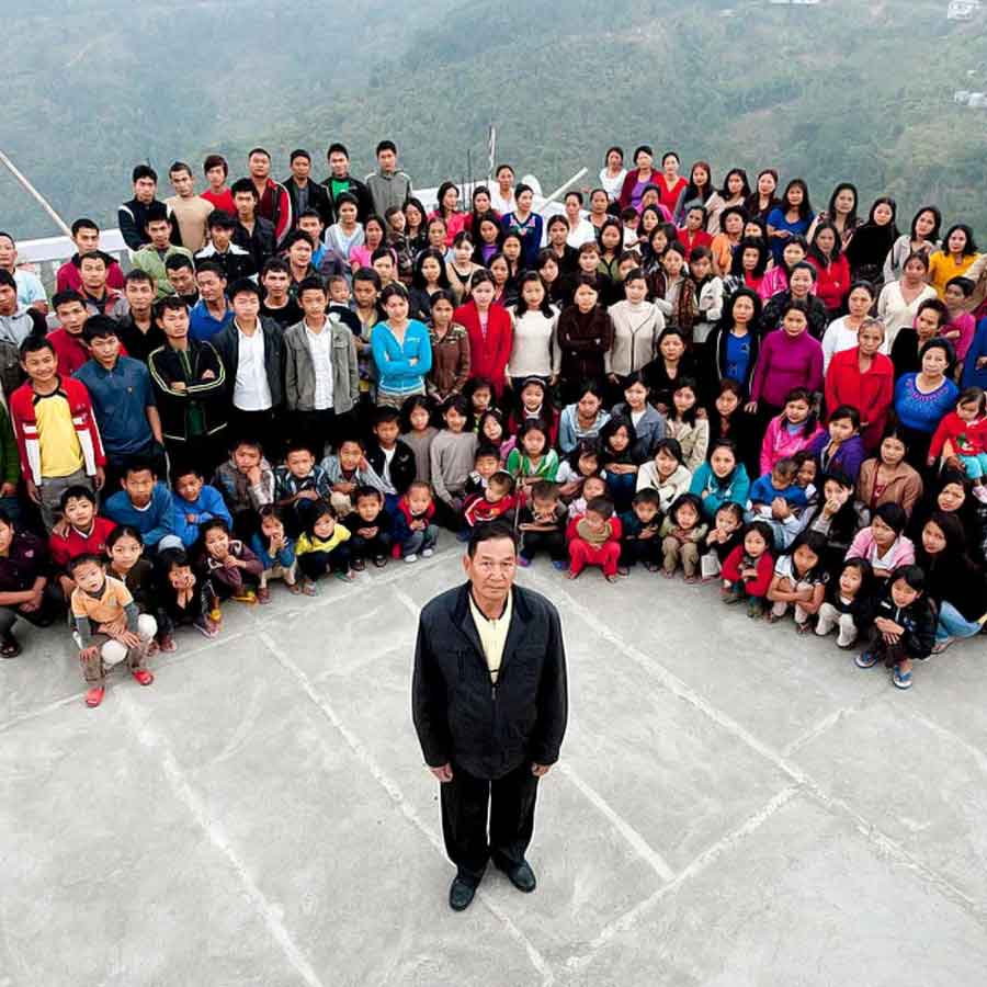 Mizoram man Ziona Chana