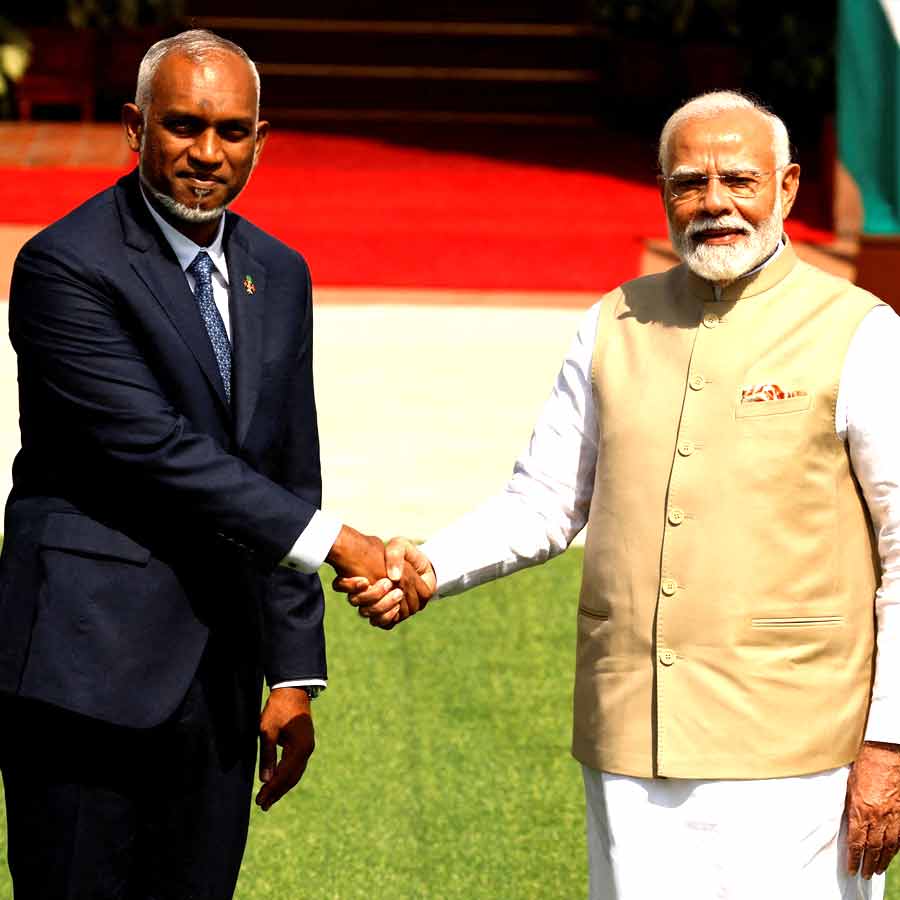 PM Narendra Modi formally held talks with President Mohamed Muizzu of the Maldives
