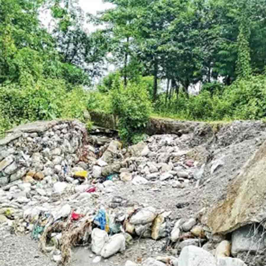 Negligence of Administration reported after River engulfing roads at Jaigaon