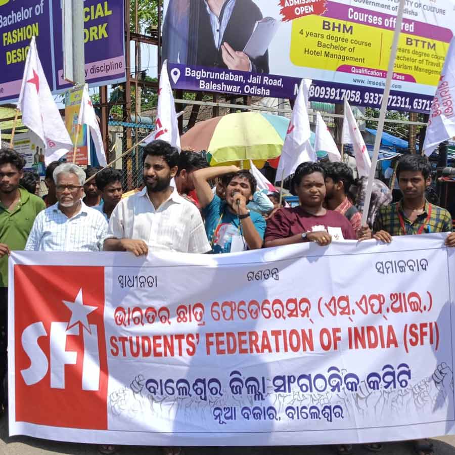 CPM and its student organization SFI leadership have visited the victim's home in Odisha and promised to stand by her family in case of any need