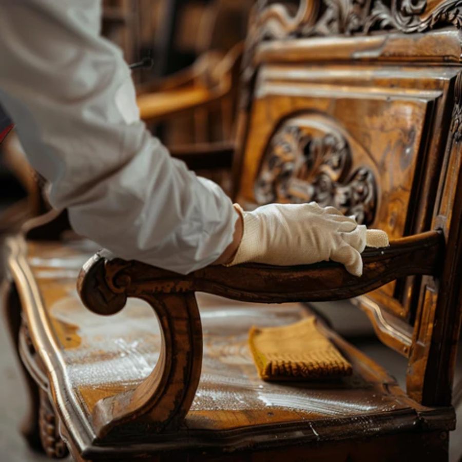 নিয়মিত পরিষ্কার করতে হবে কাঠের আসবাবপত্র।