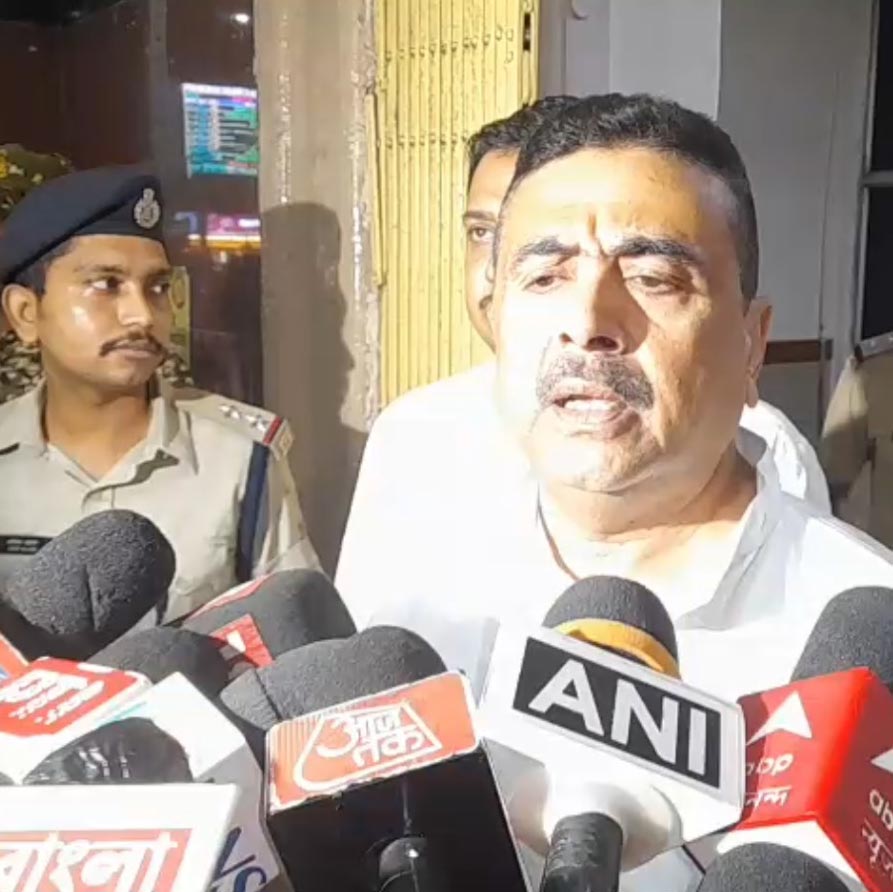 Suvendu Adhikari to stage protest if Kolkata Police or West Bengal Police harasses any protestprs of Sangrami Joutha Mancha around Howrah Station premises  dgtld