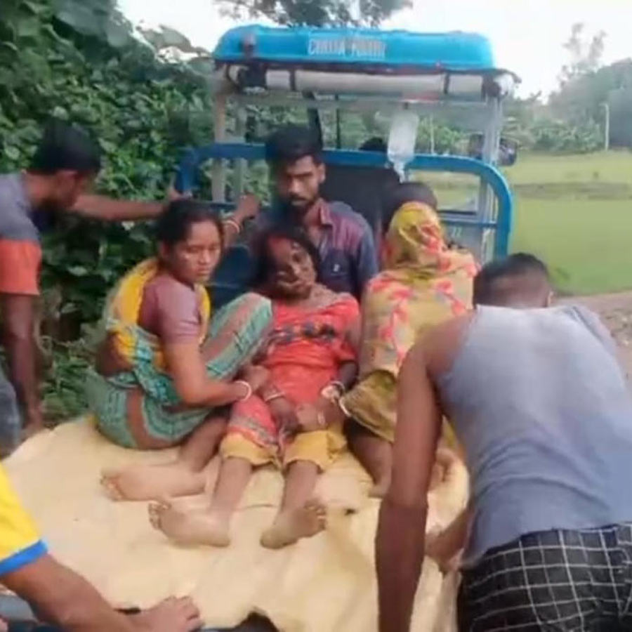 A person died due to unavailability of ambulance service on poor and muddy roads in Patashpur