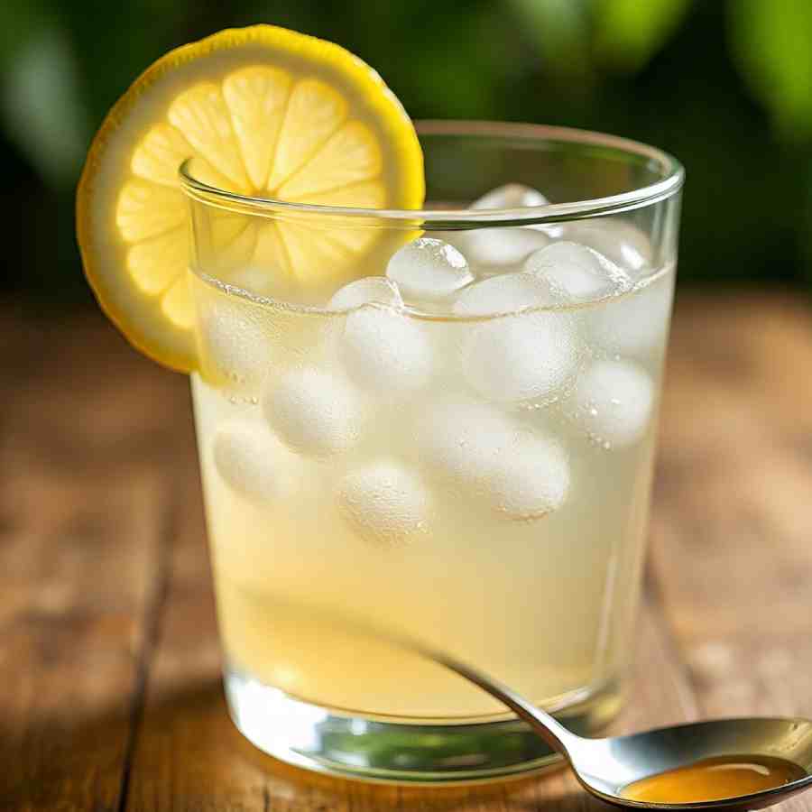 লেবু-মধুর ইলেকট্রোলাইট।