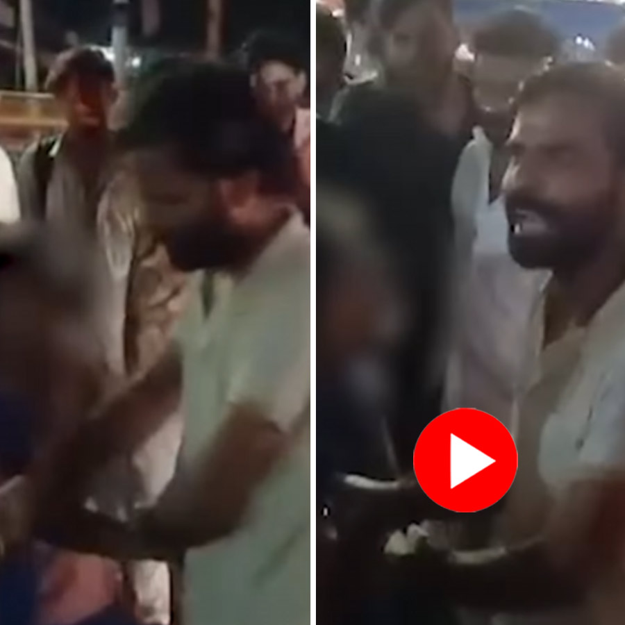 Video shows brawl between man and his wife as he catches her red handed with another man in Jhansi