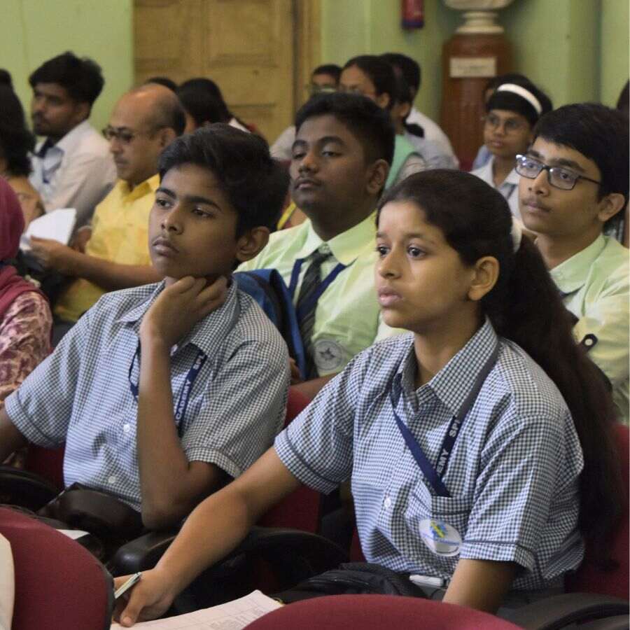 English can be a first language subject in secondary school.