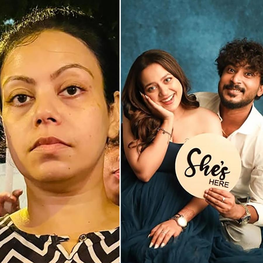 Reaction of Chandni Ganguly mother of Ahona Dutta after hearing the news of actress delivery dgtl