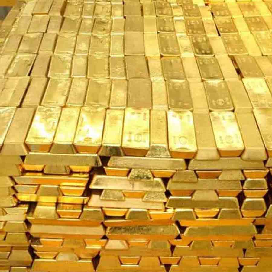 Gold reserve in india