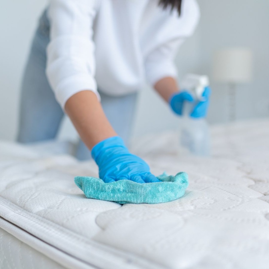 বাড়িতে ভ্যাকুয়াম ক্লিনার না থাকলেও পরিষ্কার করা যায় তোষক।