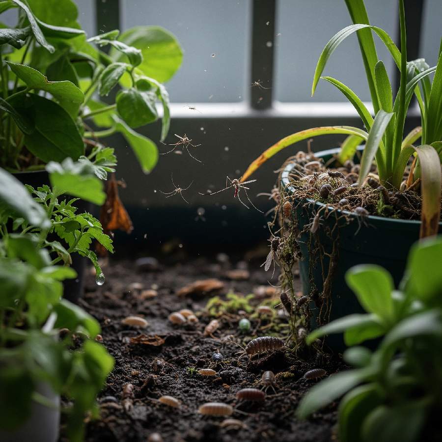 বাড়ির গাছে অতিরিক্ত জল দিলে ছত্রাক, পোকামাকড়, মশা বৃদ্ধি পায়।