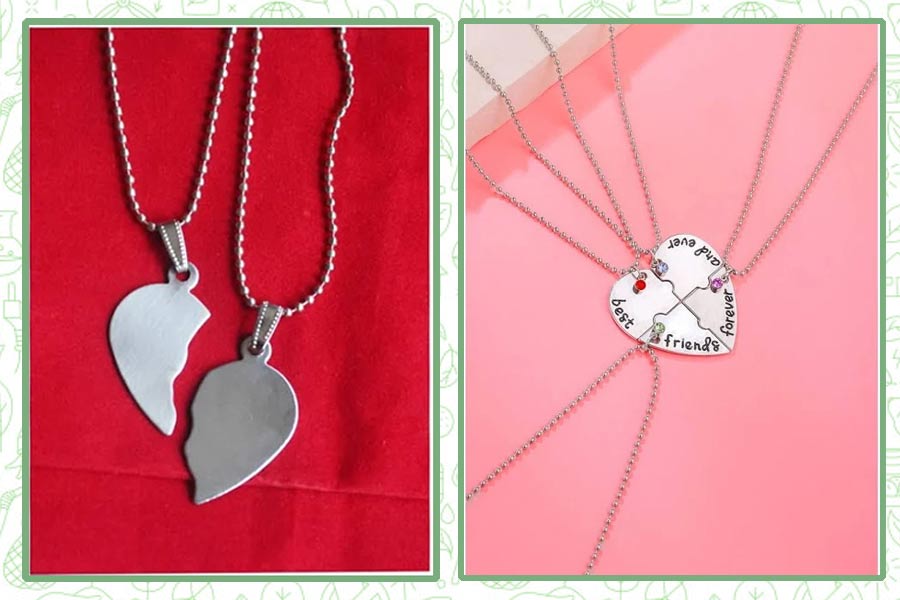 এমন পেনডেন্টও উপহার হিসাবে মন্দ নয়। নেপথ্য ভাবনাটি বড় সুন্দর।