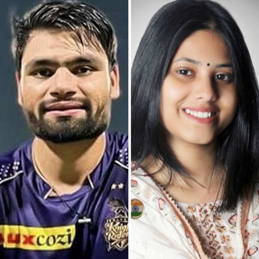 Picture of Rinku Singh and Priya Saroj