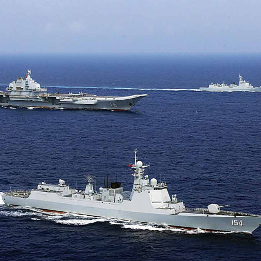 China deployed two aircraft carriers, 70 warships and dozens of fighter jets near Taiwan escalates tension in Pacific