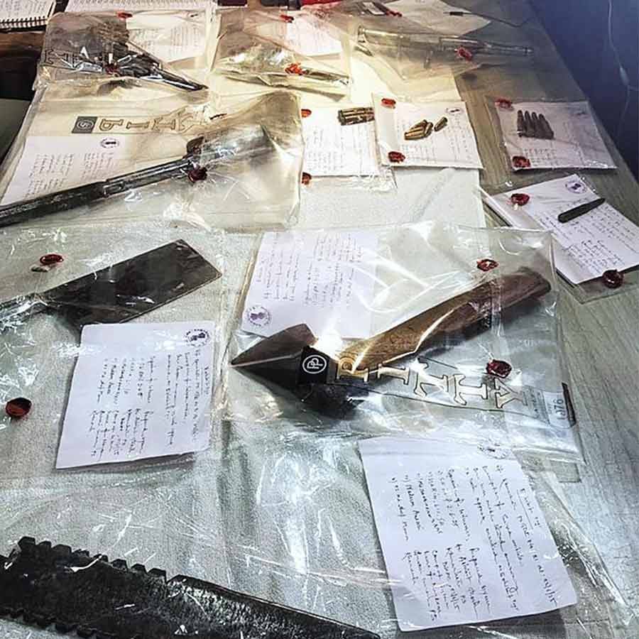 Discussions have begun regarding the person arrested in the weapons recovery incident in the Panihati area