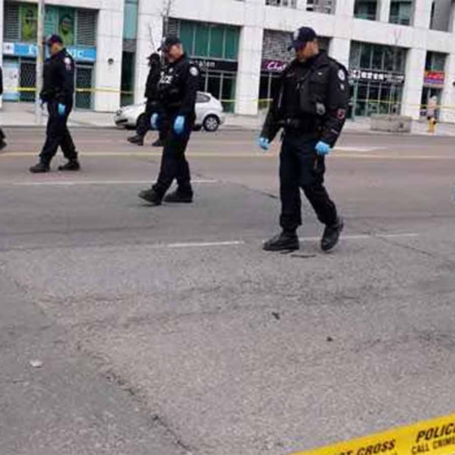 Several injured people hospitalized, one dead at mass shooting in Toronto Canada, police in search of accused dgtl