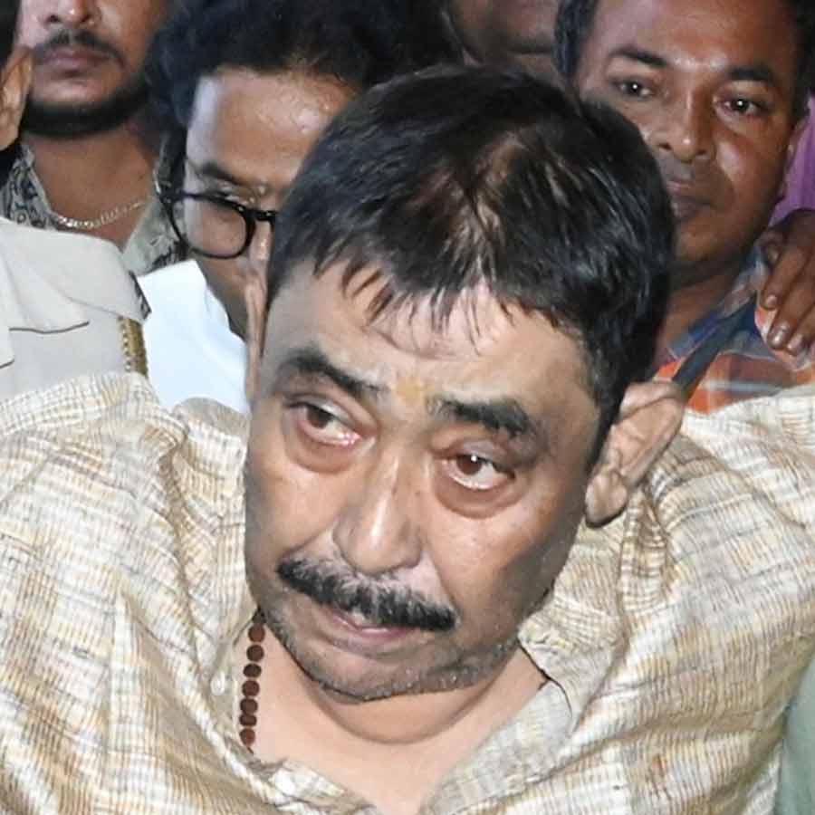 Anubrata Mondal went to the SDPO office in Bolpur