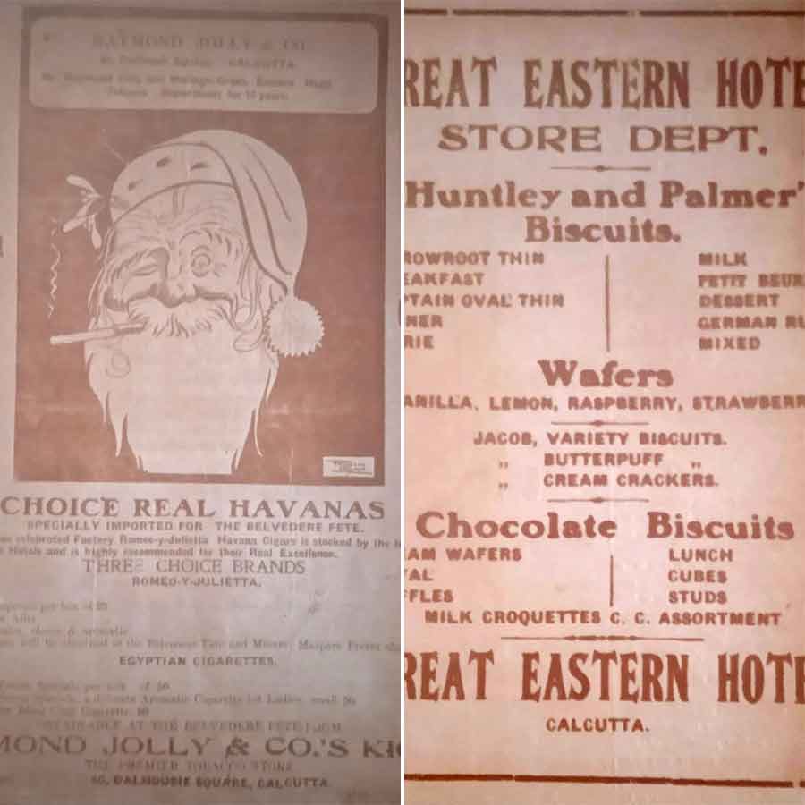Ornamental advertisements of Old Kolkata