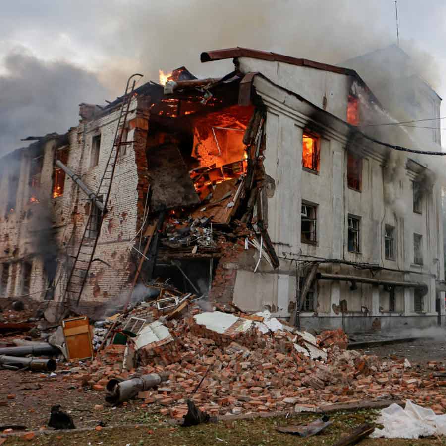 Russia continues drone strike on Kharkiv of Ukriane, several died, many houses damaged dgtl