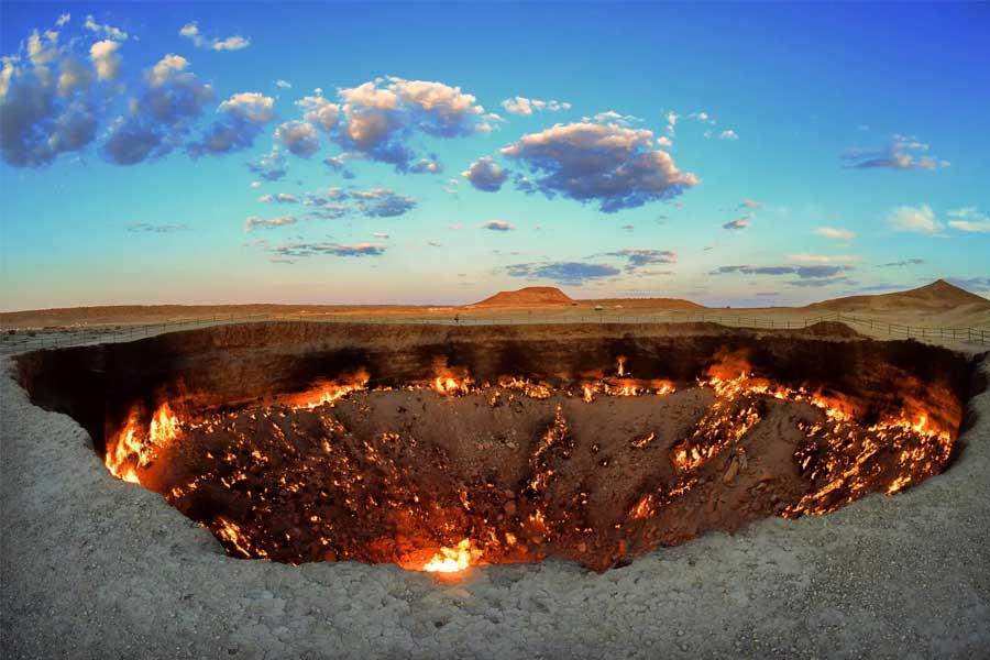 The Darvaza Gas Crater