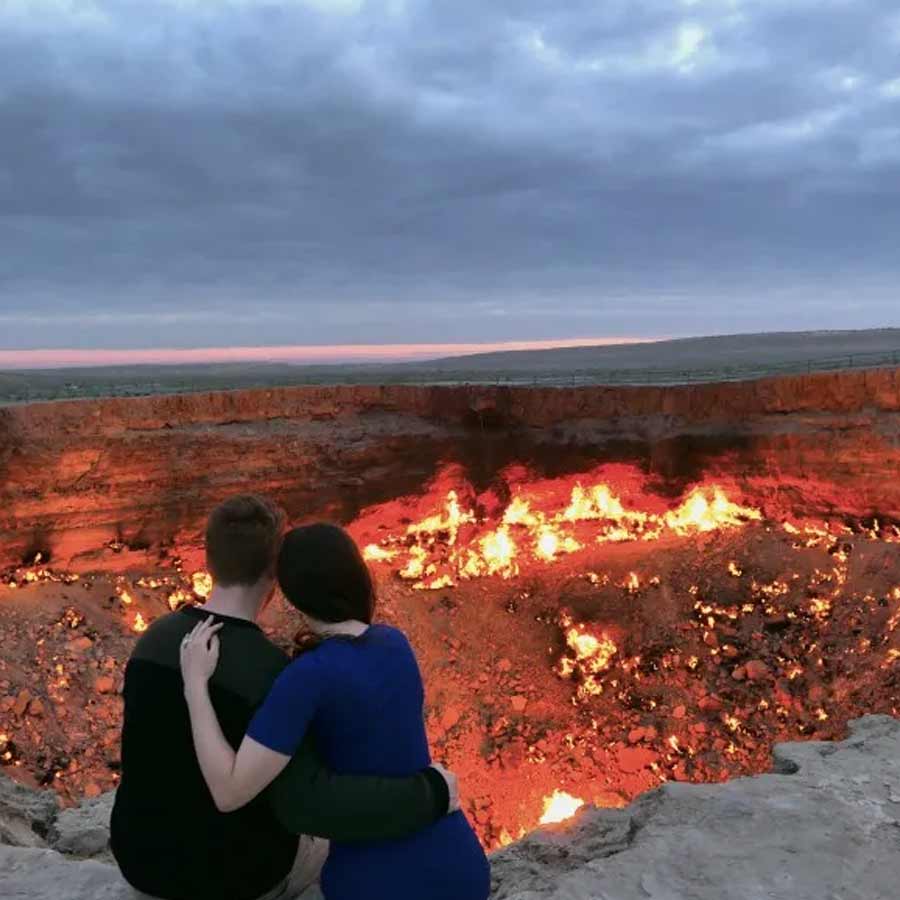 The Darvaza Gas Crater