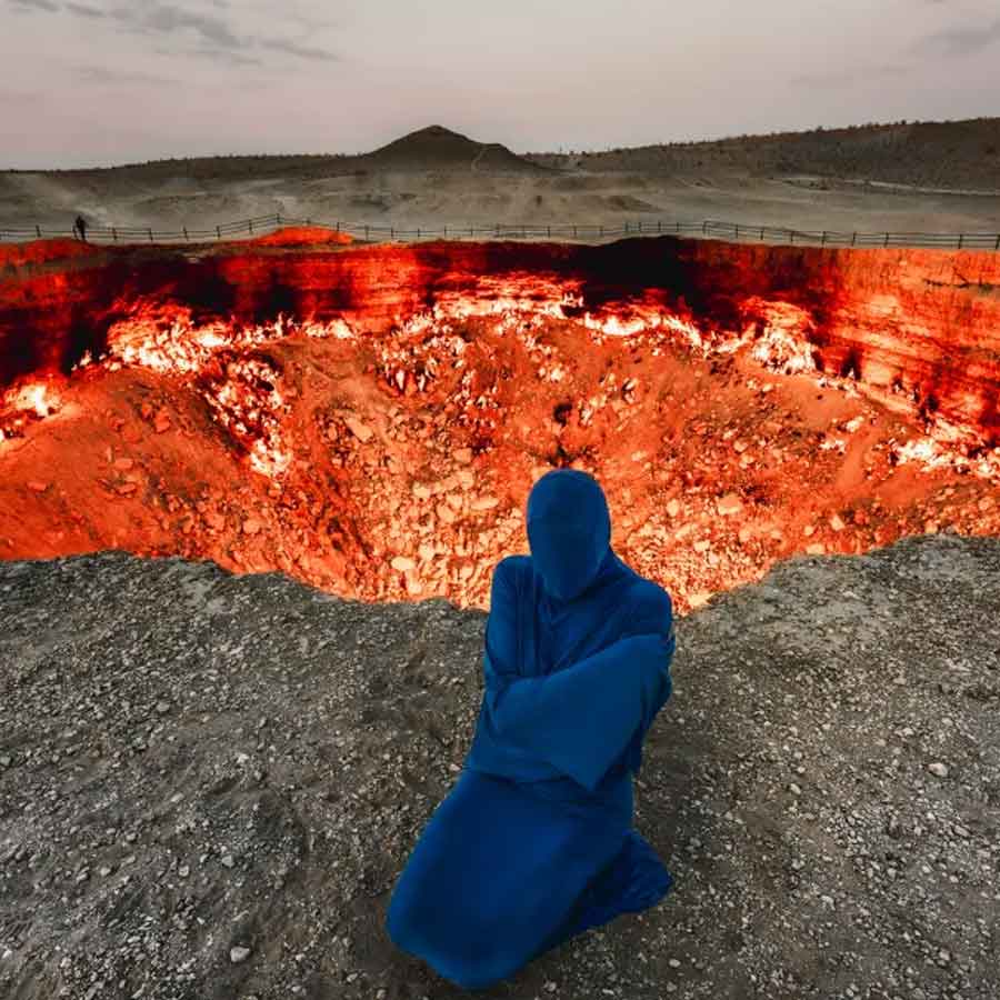 The Darvaza Gas Crater
