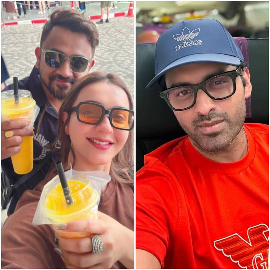 থাইল্যান্ডে ‘রক্তবীজ ২’-এর সেটে কৌশানী মুখোপাধ্যায়, অঙ্কুশ হাজরা।